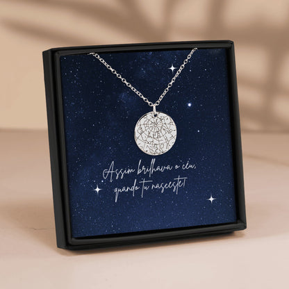 Custom Star Map Necklace