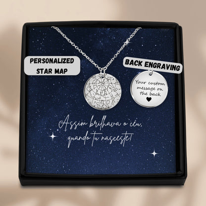 Custom Star Map Necklace