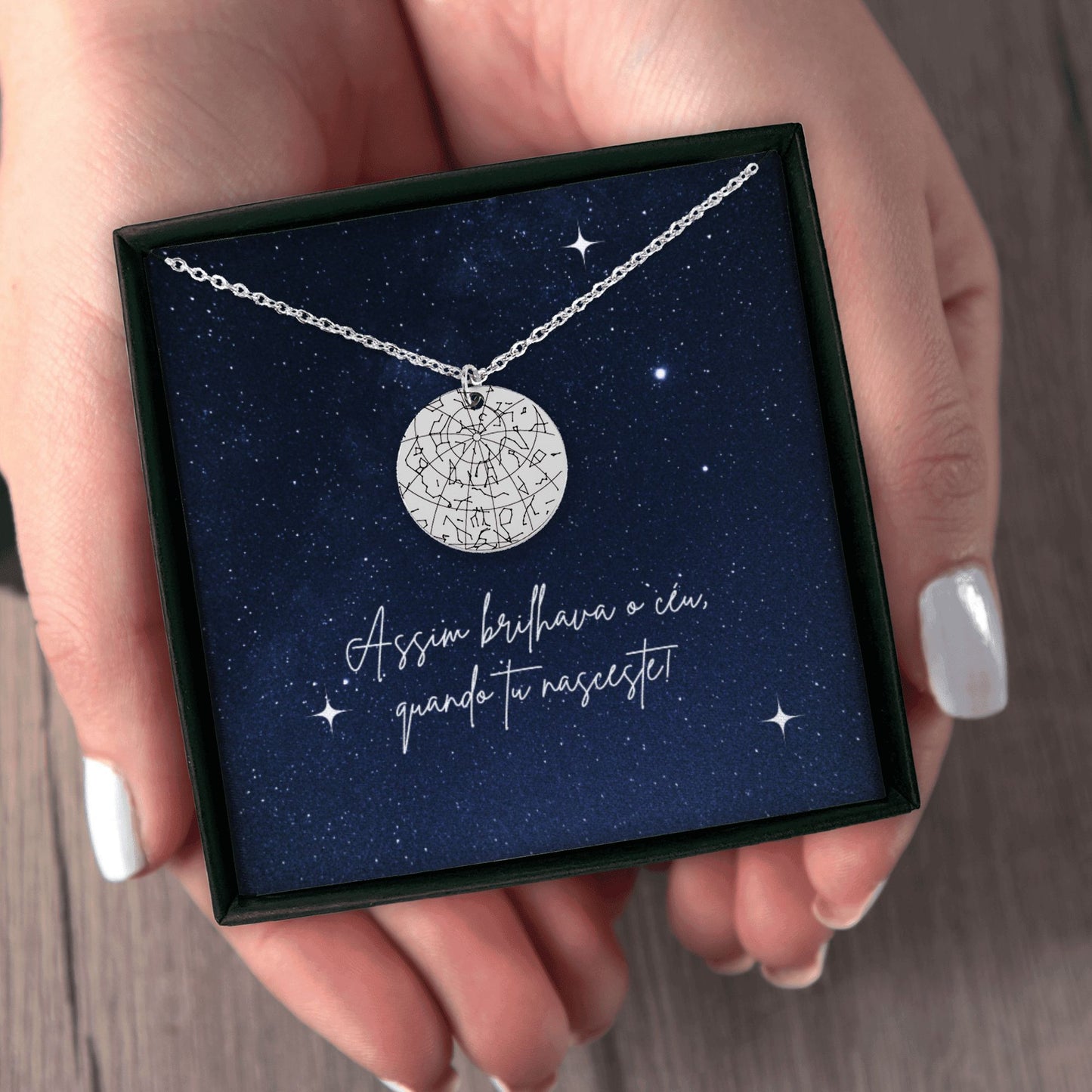 Custom Star Map Necklace